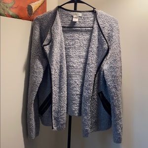 Fuzzy Grey Cardigan